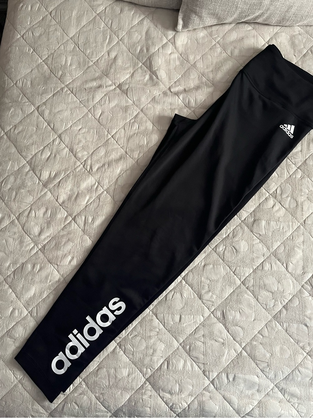 Adidas Black Athletic Leggings Size XL - Picture 3 of 5